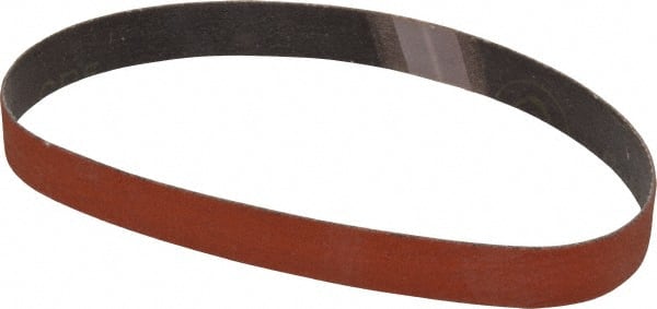 Abrasive Belt: 3/4" Wide, 18" Long, 80 Grit, Ceramic
