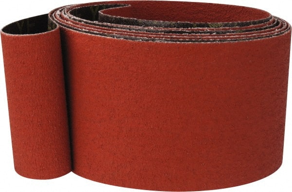 Abrasive Belt: 3" Wide, 132" Long, 60 Grit, Ceramic