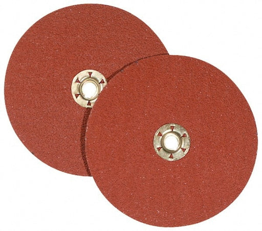 Fiber Disc: 4" Disc Dia, 5/8" Hole, 80 Grit, Aluminum Oxide