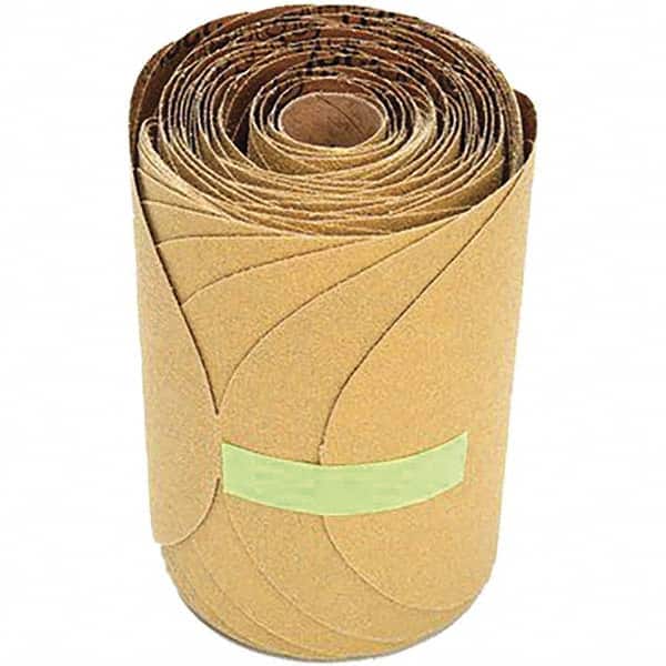 PSA Disc: 6" Disc Dia, 80 Grit, Aluminum Oxide