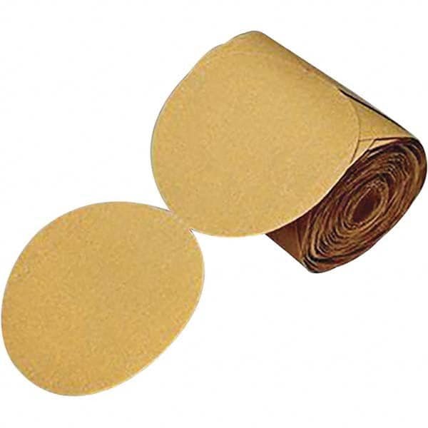 PSA Disc: 6" Disc Dia, 320 Grit, Aluminum Oxide