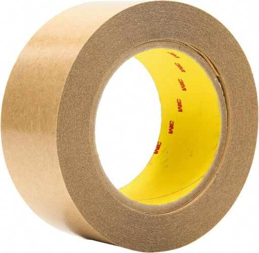 Clear Double-Sided Polyethylene Film Tape: 2" Wide, 36 yd Long, 4 mil Thick, Acrylic Adhesive