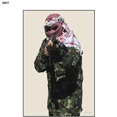 Action Target Man Firing Rifle Terrorist Photo Target