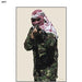 Action Target Man Firing Rifle Terrorist Photo Target