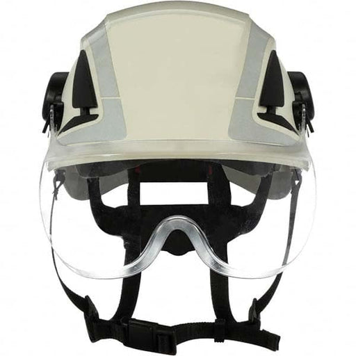 Hard Hat Visor: Polycarbonate, Clear