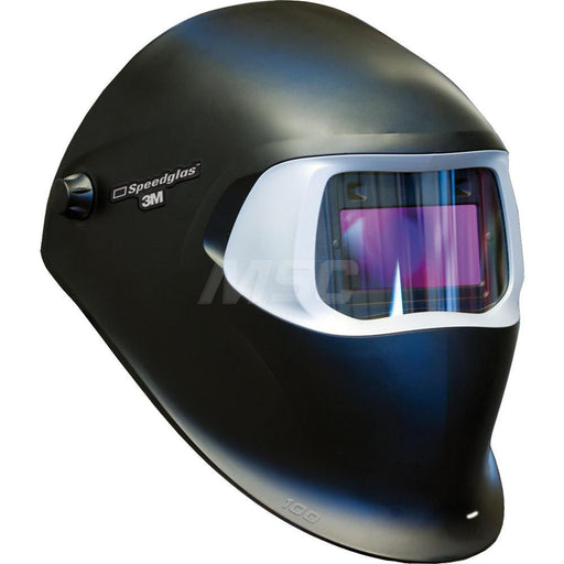 Welding Helmet: Black, Shade 8 to 12