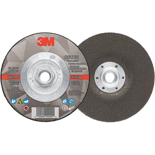 Cut-Off Wheel: Type 1, 4" Dia, 1/8" Thick, 3/8" Hole, Ceramic