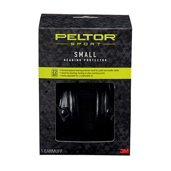 ACTION TARGET Peltor Sport Small Hearing Prot -Black-