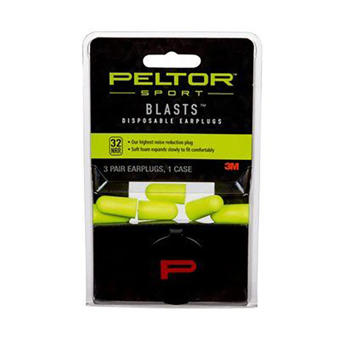 ACTION TARGET Peltor Blasts Non-cord Disp Earplugs 3pr