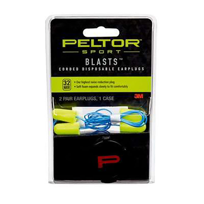 ACTION TARGET Peltor Blasts Corded Disp Earplugs 2pr