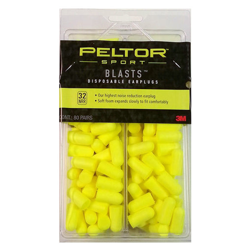ACTION TARGET Peltor Blasts Disp Earplugs 80 pair