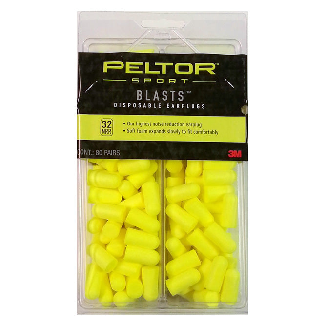 ACTION TARGET Peltor Blasts Disp Earplugs 80 pair