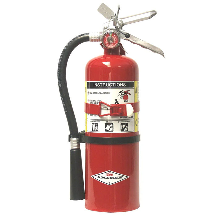AMEREX EXTINGUISHER FIRE ABC 5LB 2A:10B:C - P/N: B500T (A61B500T)