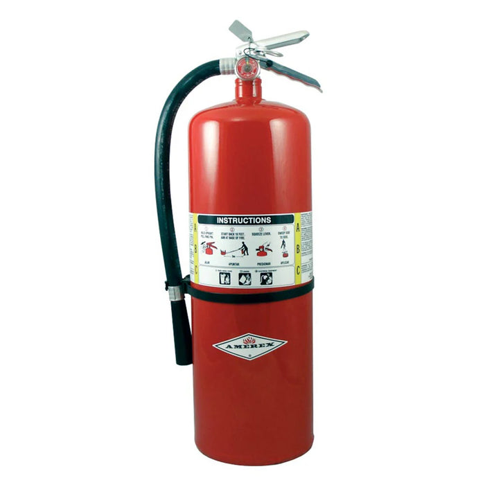 AMEREX 20 LB ABC Fire Ext, 10A:120B:C w/Hose - P/N: A411 (A61A411)