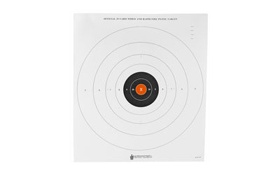 ACTION TARGET ORANGE CENTER PAPER 100PK