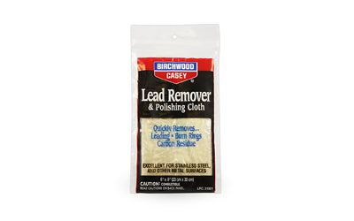 BIRCHWOOD CASEY LEAD REMOVER W/ CLOTH 6X9