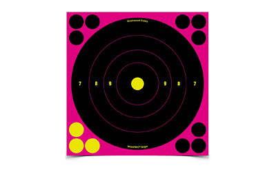 BIRCHWOOD CASEY SHT-N-C BULLSEYE TGT PINK 6-8"