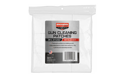 BIRCHWOOD CASEY PATCHES 2-1/4" .38-.45 CAL 500PK