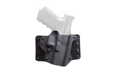 BLACK PNT LTHR WING FOR GLOCK 17 RH BLACK