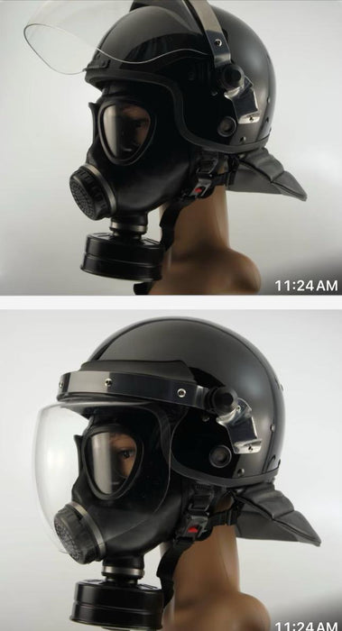 Haven Gear Riot Helmet with 4mm Curved Style Faceshield