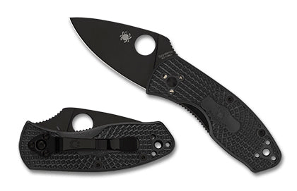 Spyderco Ambitious Lightweight Black Blade Knife