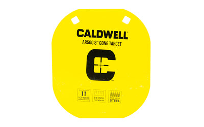 CALDWELL AR500 8" YELLOW