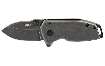 CRKT SQUID CMPCT BLACK 3.36" PLAIN EDG