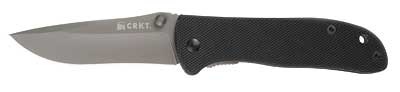 CRKT DRIFTER G10 2.9" PLAIN EDGE BLACK