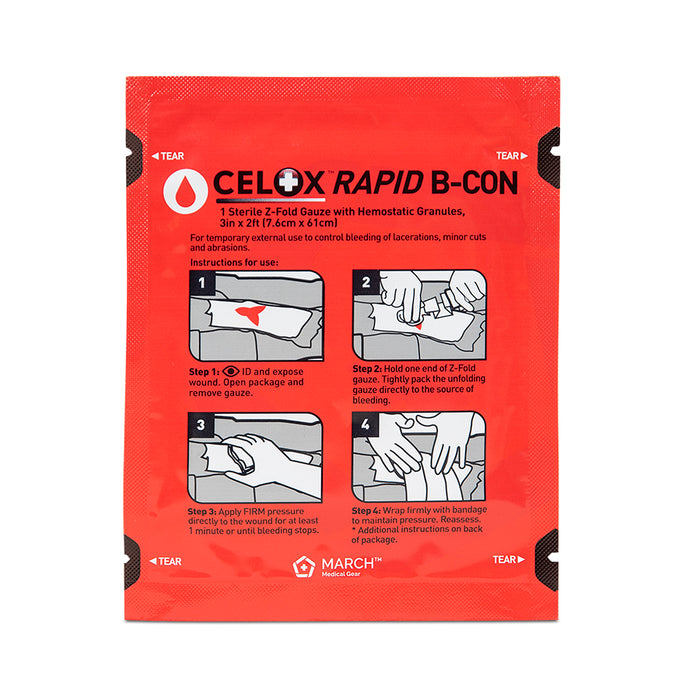 SAFEGUARD MEDICAL Celox Rapid B-CON - 3" x 2'