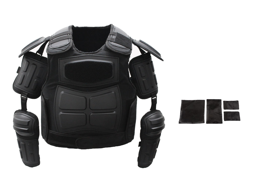 Haven Gear Enforcer Riot Suit with Ballistic Carrier Option, No MOLLE, Level II NIJ Butterfly Panels