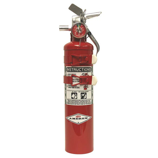 AMEREX Halon 1211 2.5LB Fire Ext 5B:C w/o Hose - P/N: C352TS (A61C352TS)