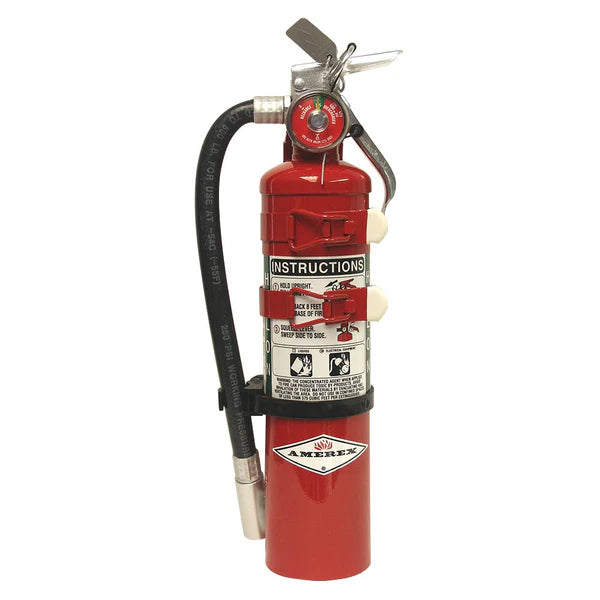AMEREX Halon 1211 5LB Fire Extngshr 5B:C w/Hose - P/N: C354TS (A61C354TS)
