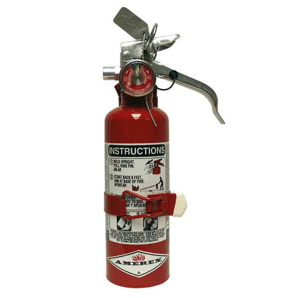 AMEREX Halotron I 1B:C FAA Fire Extingshr 1.4lb - P/N: A384T (A61A384T)