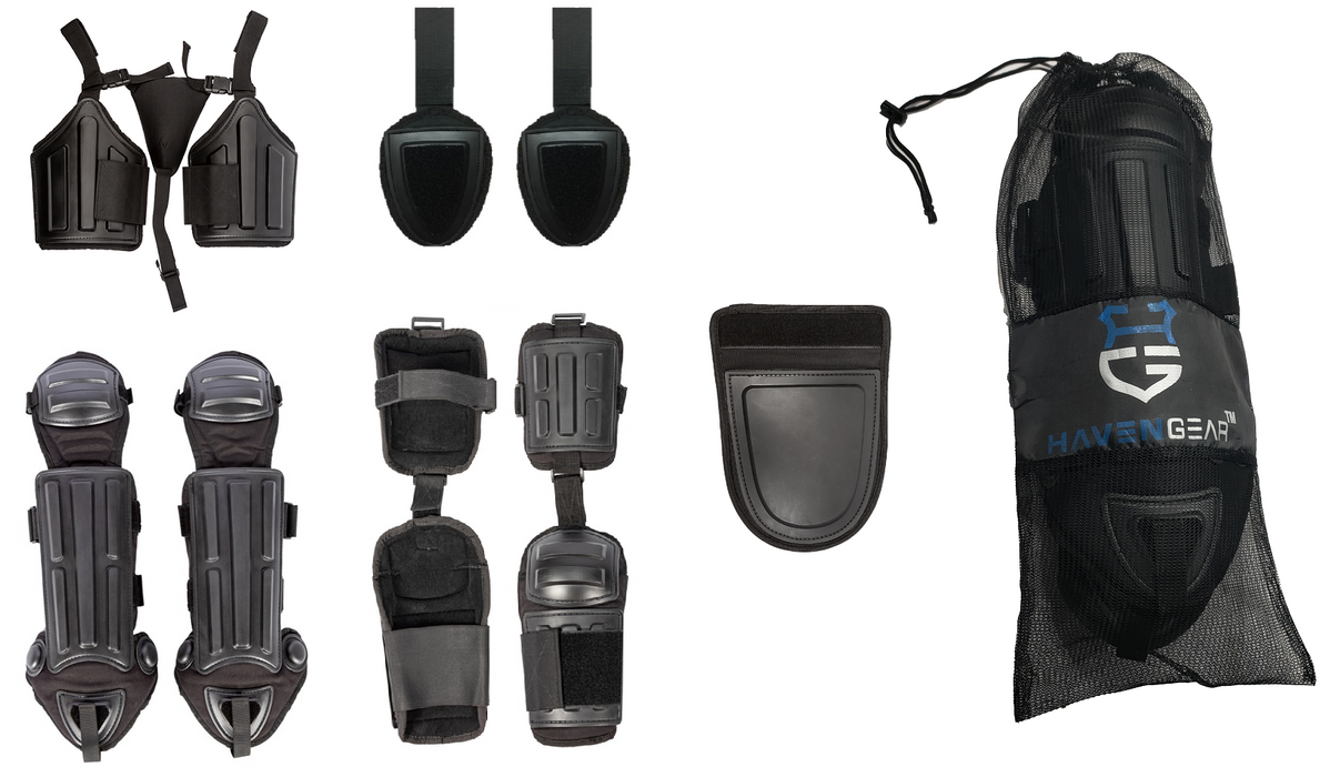 Haven Gear Quick Deployable Riot Gear, works in conjunction with Body Armor
