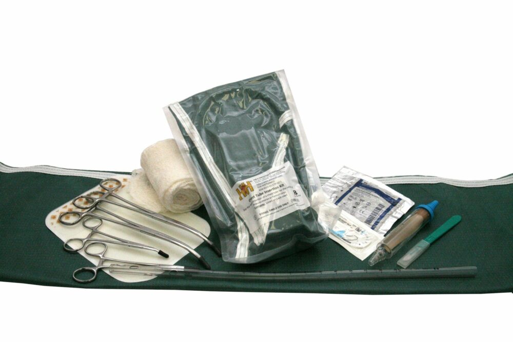 SAFEGUARD MEDICAL Emergency Chest Tube Insertion Kit 5x