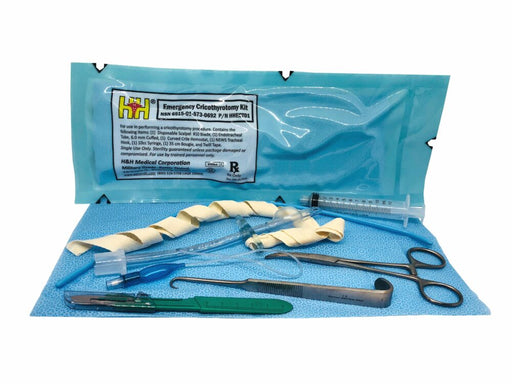 SAFEGUARD MEDICAL Emergency Cricothyrotomy Kit -Case of 5-