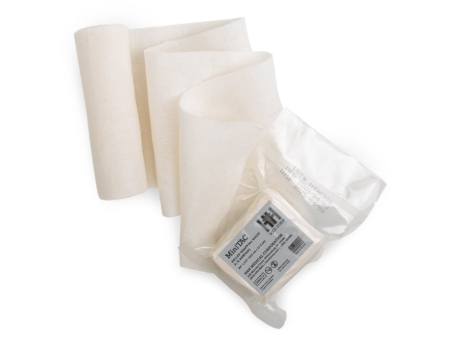 SAFEGUARD MEDICAL MiniTAC Wrapping Gauze Rolled 84" x 4.5"