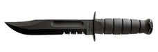 KA-BAR FIGHTING KNF 7" W/SHTH BLACK SER