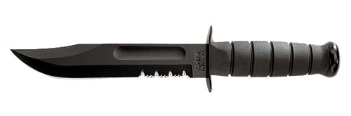 KA-BAR FIGHTING KNF 7" W/SHTH BLACK SER