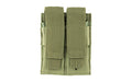 NCSTAR VISM DOUBLE PISTOL MAG POUCH GREEN