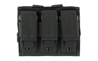 NCSTAR VISM TRPL PISTOL MAG POUCH BLACK