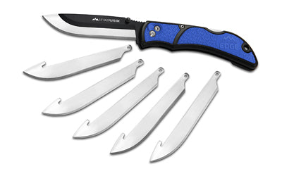 OUTDOOR EDGE RAZOR-EDC LT 3.5" 6 BLDS BLU
