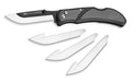 OUTDOOR EDGE RAZOR-EDC LT 3.0" 4 BLDS GRAY