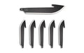 OUTDOOR EDGE DROP-PT 2.5" BLADE 6PK BLACK