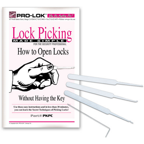 PRO-LOK Tools Basic Lock Picking Manual — Pelican Supply