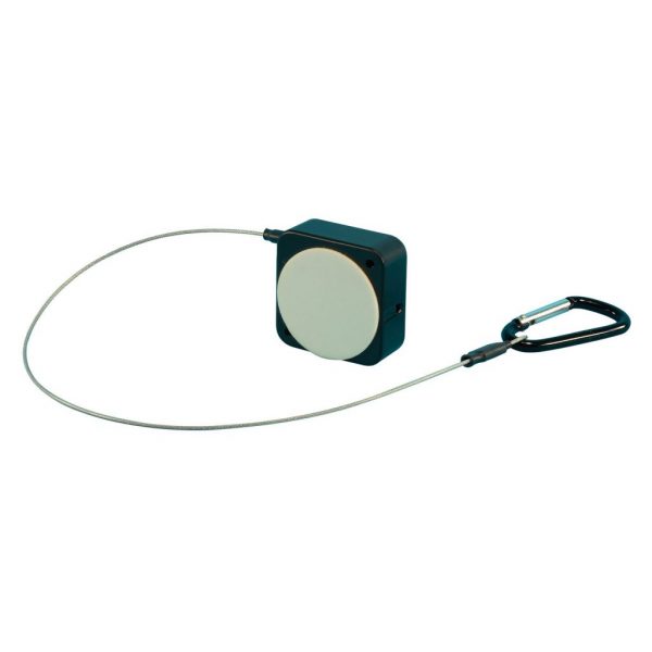 Se-Kure MicroMini Retractor, Lasso, Clear, 12", Carabiner, Adhesive