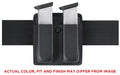 SAFARILAND 73 DOUBLE MAG POUCH FOR GLOCK 17 TAC BLACK