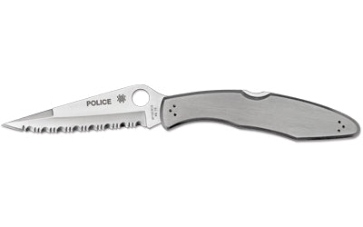 SPYDERCO POLICE STAINLESS SPYDEREDGE
