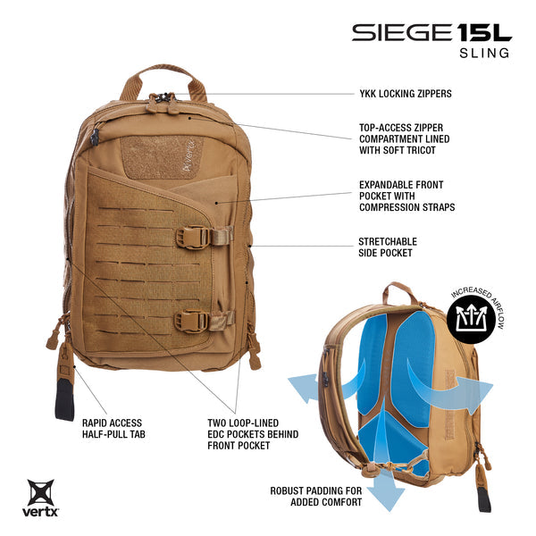 Vertx Siege 15L Tactical Sling
