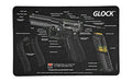 TEKMAT CUTAWAY PISTOL MAT FOR GLOCK BK